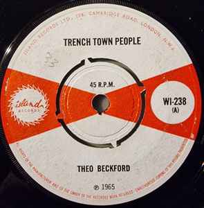 Theophilus Beckford - Trench Town People / Sometime album cover
