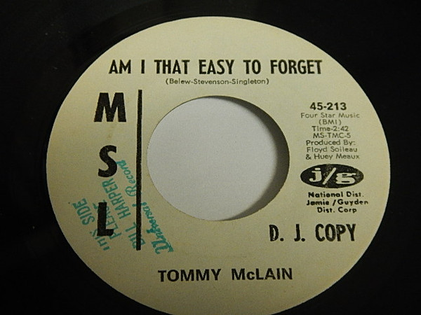 Album herunterladen Tommy McLain - Im Gonna Cry Am I That Easy To Forget