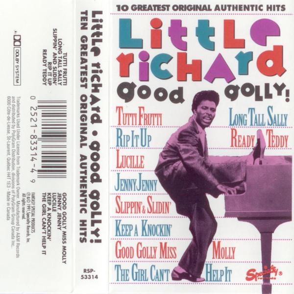 Album herunterladen Little Richard - Good Golly Ten Greatest Original Authentic Hits