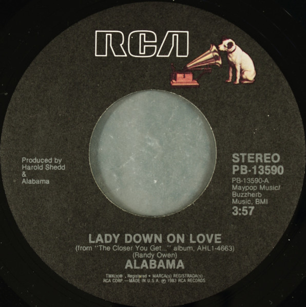 Alabama - Lady Down On Love | Releases | Discogs