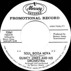 Quincy Jones And His Orchestra – Soul Bossa Nova (1962, Vinyl 