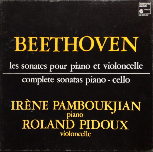 / Irène Pamboukjian, Roland – Les Sonates Pour Piano Et Violoncelle / Complete Sonatas Piano – Cello (Vinyl) - Discogs