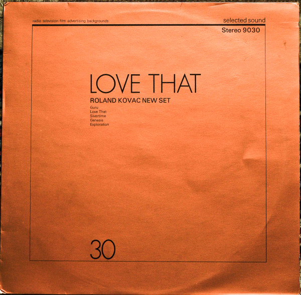 Roland Kovac New Set – Love That (1972, Vinyl) - Discogs