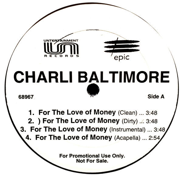 Charli Baltimore – Money (1998, Vinyl) - Discogs