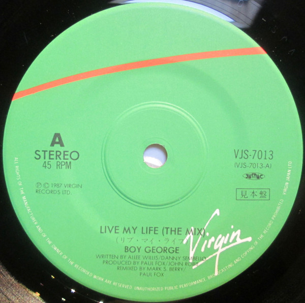 lataa albumi Boy George ボーイジョージ - Live My Life リブマイライフ