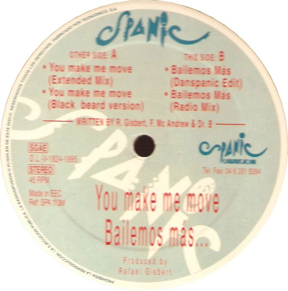 Album herunterladen Spanic - You Make Me Move Bailemos Más