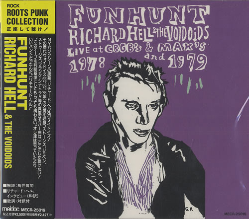 Richard Hell & The Voidoids – Funhunt - Live At CBGB's & Max's