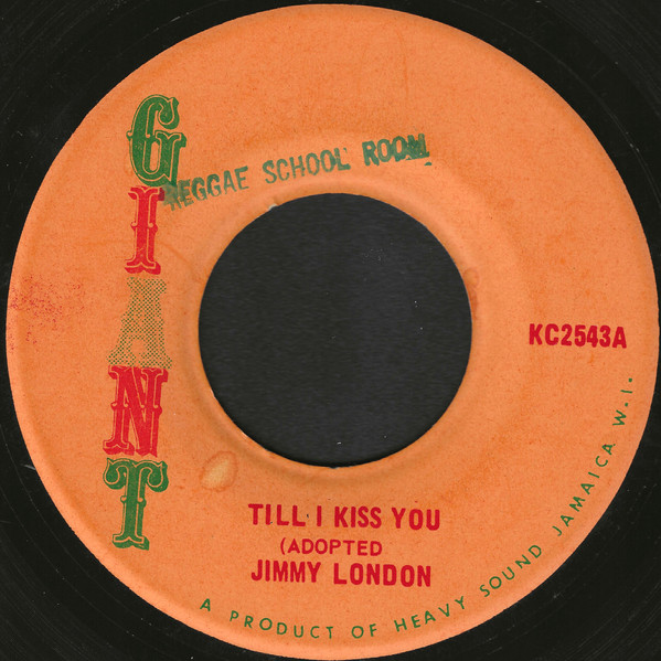 レゲエレコード JIMMY LONDON／TILL I KISSED YOU-