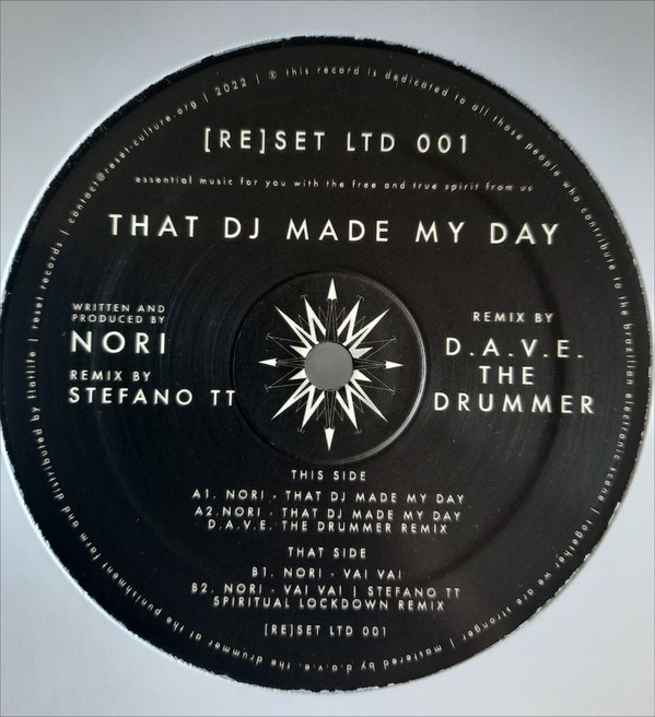 NØRI - That DJ Made My Day | [RE]SET Records ([RE]SETLTD001) - main