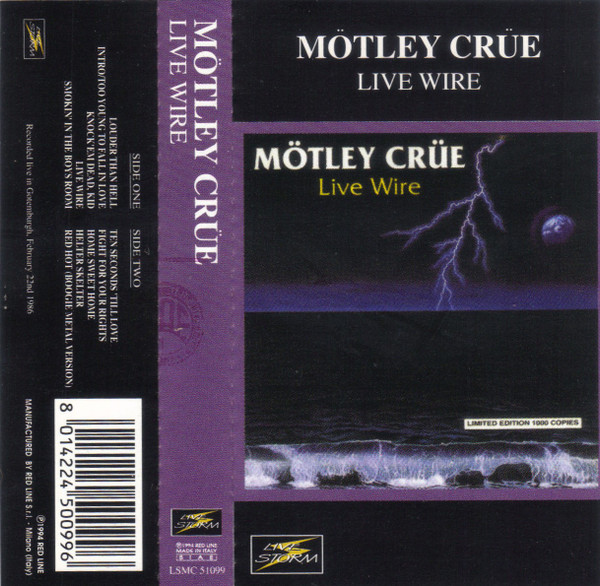 MOTLEY CRUE LIVE WIRE 80'S 1DVD FOXBERRY FBVD-040 ALL IN THE NAME OF L –  steady storm