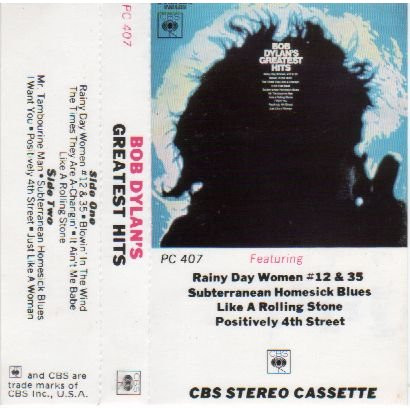 Bob Dylan – Bob Dylan's Greatest Hits (Cassette) - Discogs