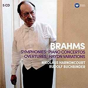 Johannes Brahms - Symphonies - Piano Concertos - Overtures - Haydn Variations album cover
