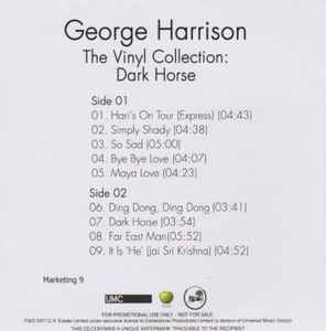 Ren og skær bunke Tæmme George Harrison – The Vinyl Collection: Dark Horse (2017, CD) - Discogs