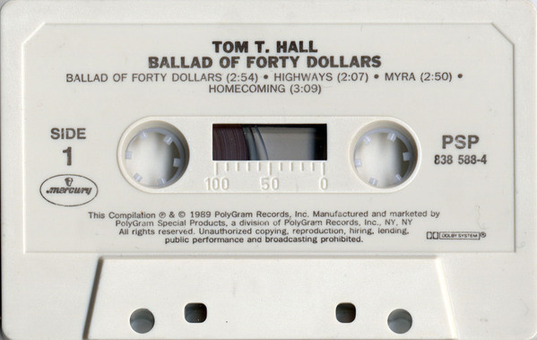 baixar álbum Download Tom T Hall - Ballad Of Forty Dollars album