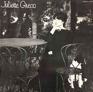 ukendt lukker Behandle Juliette Greco - Juliette Greco | Releases | Discogs