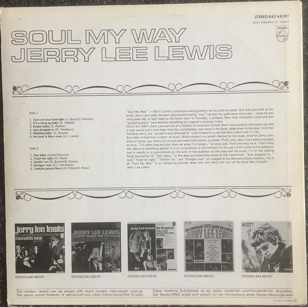 ladda ner album Jerry Lee Lewis - Soul My Way