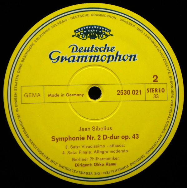 lataa albumi Jean Sibelius Berliner Philharmoniker Okko Kamu - Symphonie Nr 2 D dur In D Major En Ré Majeur Op 43