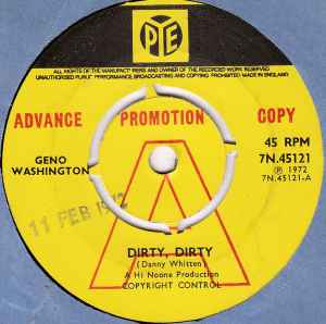 Geno Washington - Dirty, Dirty album cover