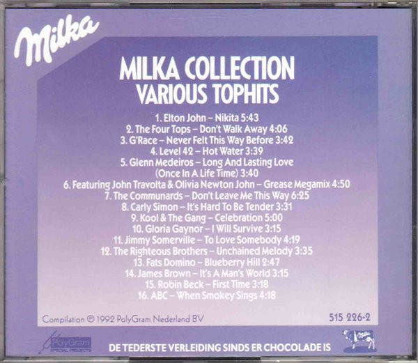 baixar álbum Various - Milka Collection Various Tophits