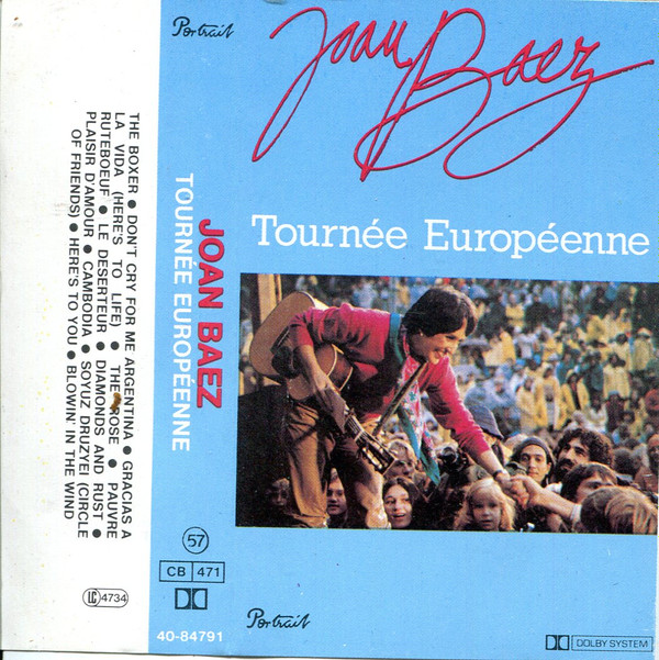 lataa albumi Joan Baez - Tournée Européene