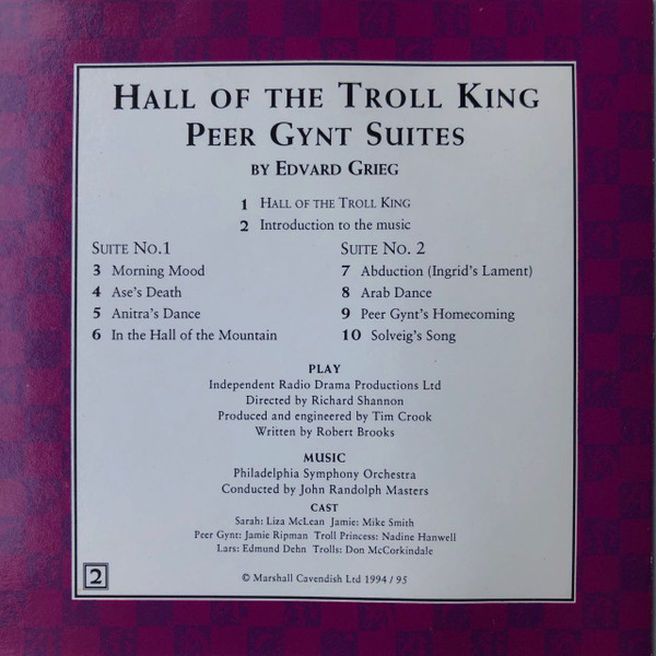 télécharger l'album Edvard Grieg - Hall Of The Troll King With Music From Peer Gynt Suites