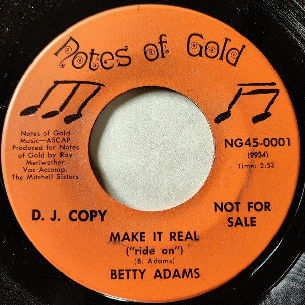 Betty adams make deals it real ride on