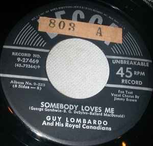 Guy Lombardo And His Royal Canadians - Somebody Loves Me / Confessin' album cover