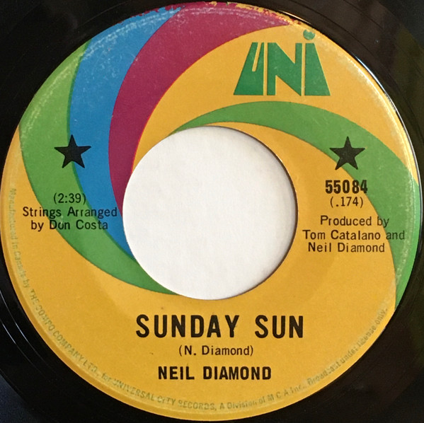 Neil Diamond – Sunday Sun (1968, Vinyl) - Discogs