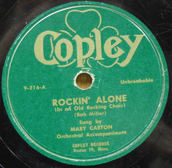 lataa albumi Mary Carton - Rockin Alone In An Old Rocking Chair No One to Welcome Me Home