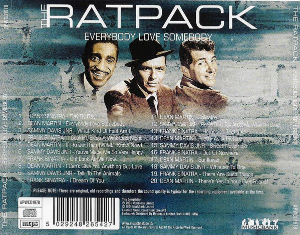 ladda ner album The Ratpack - Everybody Love Somebody