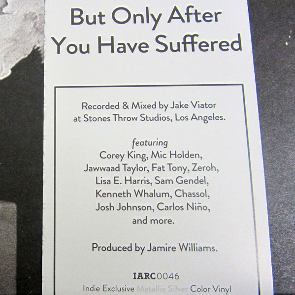 Jamire Williams - But Only After You Have Suffered | International Anthem Recording Company (IARC0046) - main