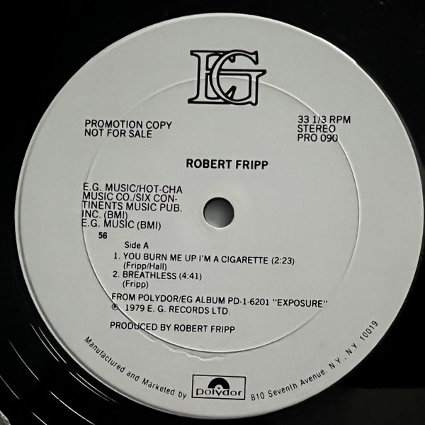 Album herunterladen Robert Fripp - Four From Exposure