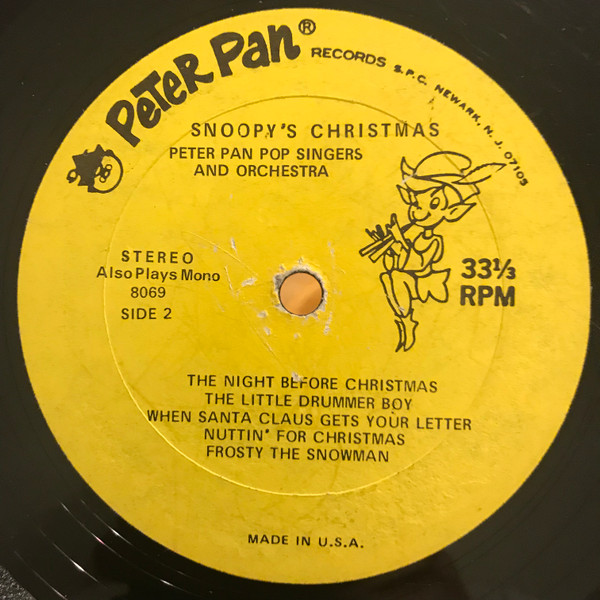 lataa albumi Peter Pan Pop Singers And Orchestra - Snoopys Christmas