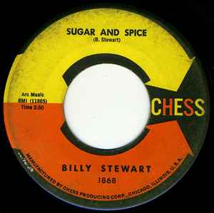 Billy Stewart - Sugar And Spice / Strange Feeling album cover