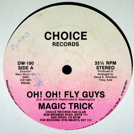 Magic Trick – Oh! Oh! Fly Guys (1985, Vinyl) - Discogs