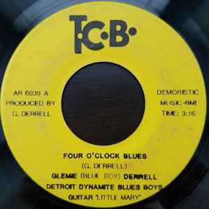 Glemie Derrell - Four O'Clock Blues / My Mother Didn't Lie album cover