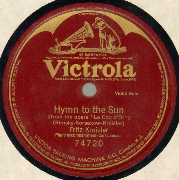 ladda ner album Fritz Kreisler - Hymn To The Sun
