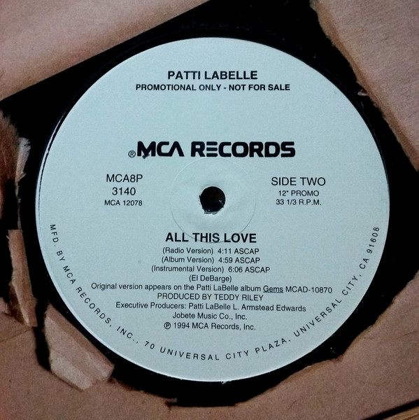 Patti Labelle - All This Love | Releases | Discogs