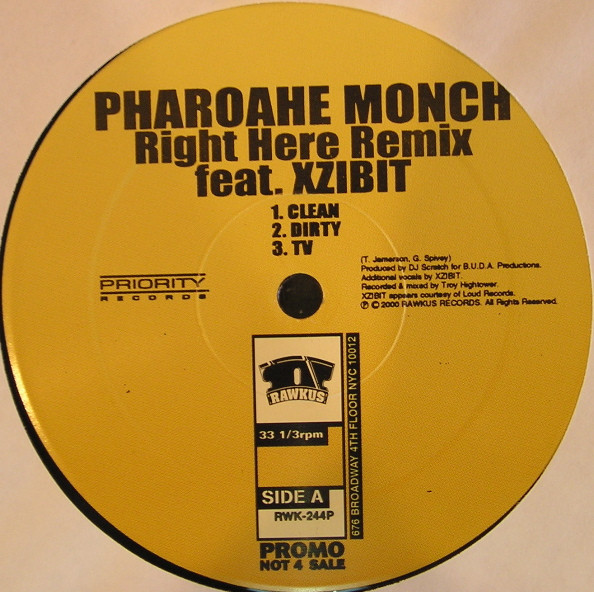 Pharoahe Monch – Right Here (Remix) (2000, Vinyl) - Discogs