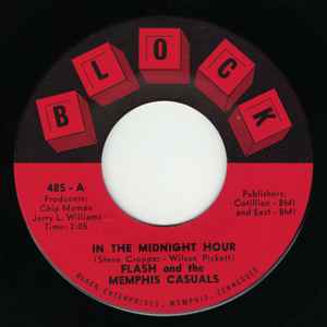 Flash & The Memphis Casuals - In The Midnight Hour / Uptight Tonight album cover
