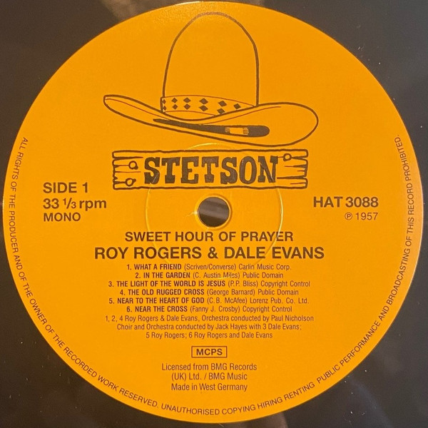 ladda ner album Roy Rogers Dale Evans - Sweet Hour Of Prayer