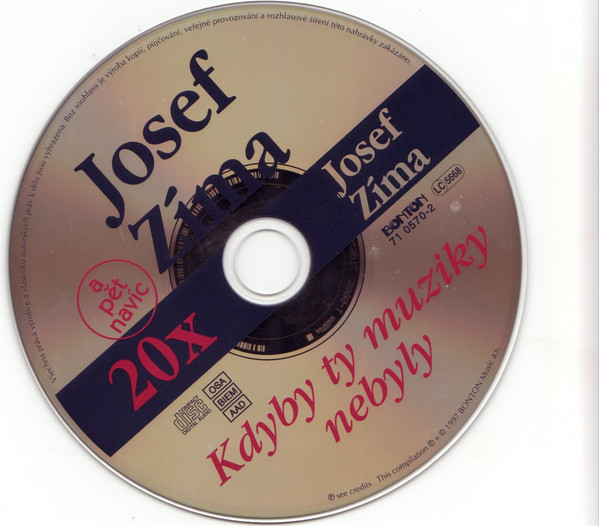 descargar álbum Josef Zíma - 20x Josef Zíma Kdyby Ty Muziky Nebyly A Pět Navíc