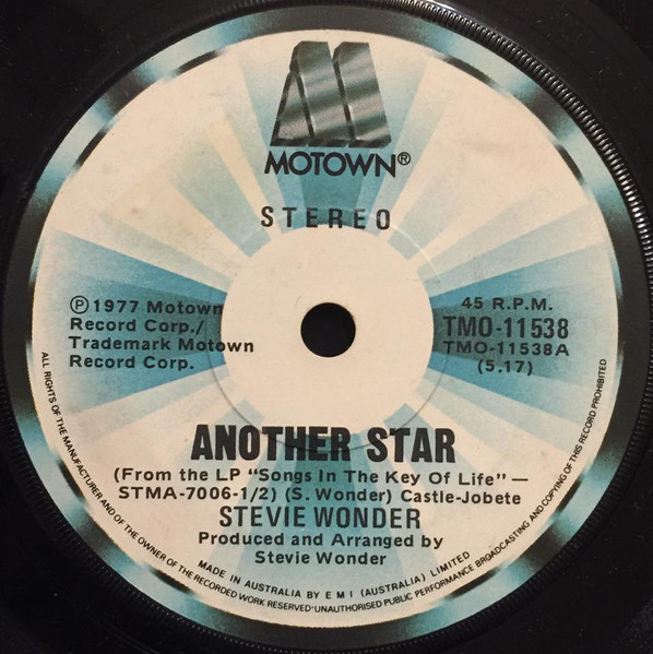 Stevie Wonder – Another Star (1976, Vinyl) - Discogs