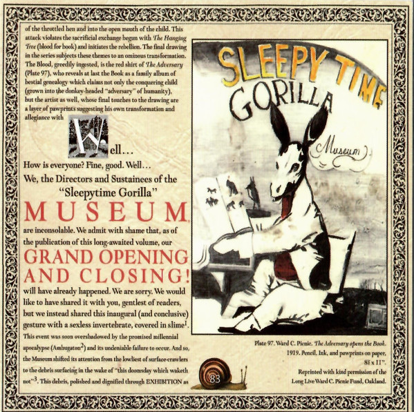 Sleepytime Gorilla Museum - Grand Opening And Closing 