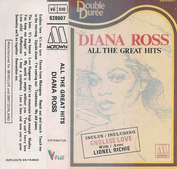 Diana Ross - All The Great Hits | Releases | Discogs