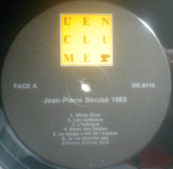 ladda ner album JeanPierre Bérubé - Jean Pierre Bérubé
