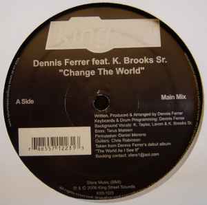 Dennis Ferrer - Change The World album cover
