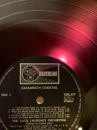 lataa albumi The Zack Laurence Orchestra - Zackarach Cocktail
