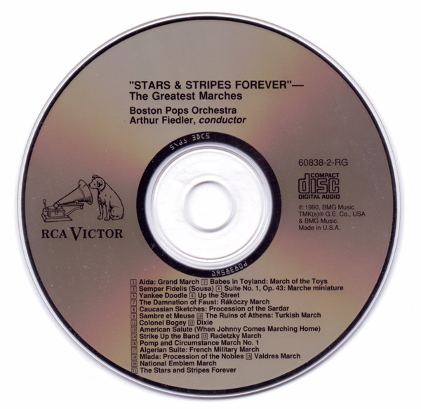 Album herunterladen Arthur Fiedler, Boston Pops Orchestra - Stars and Stripes Forever The Greatest Marches