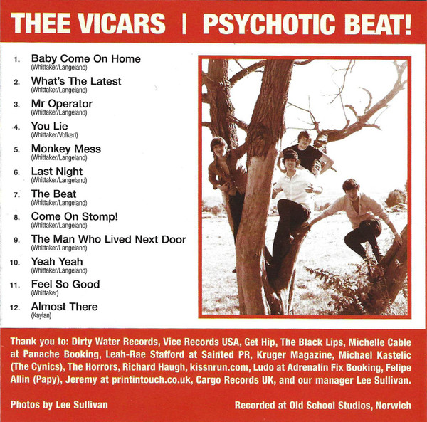 Album herunterladen Thee Vicars - Psychotic Beat
